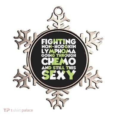 Inspirational Fighting Non-Hodgkin Lymphoma Chemo Patient Ornament
