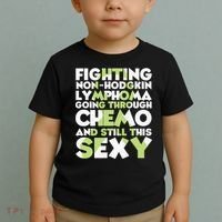 Inspirational Fighting Non-Hodgkin Lymphoma Chemo Patient Toddler T-Shirt thumb 2