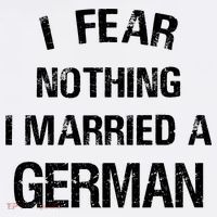 I Fear Nothing I Married A German Shirt Funny German Women's Hoodie thumb 2