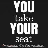 Instructions For Our President You Take Your Seat Biden's Cue Cards Ornament thumb 1