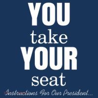 Instructions For Our President You Take Your Seat Biden's Cue Cards Mousepad thumb 1