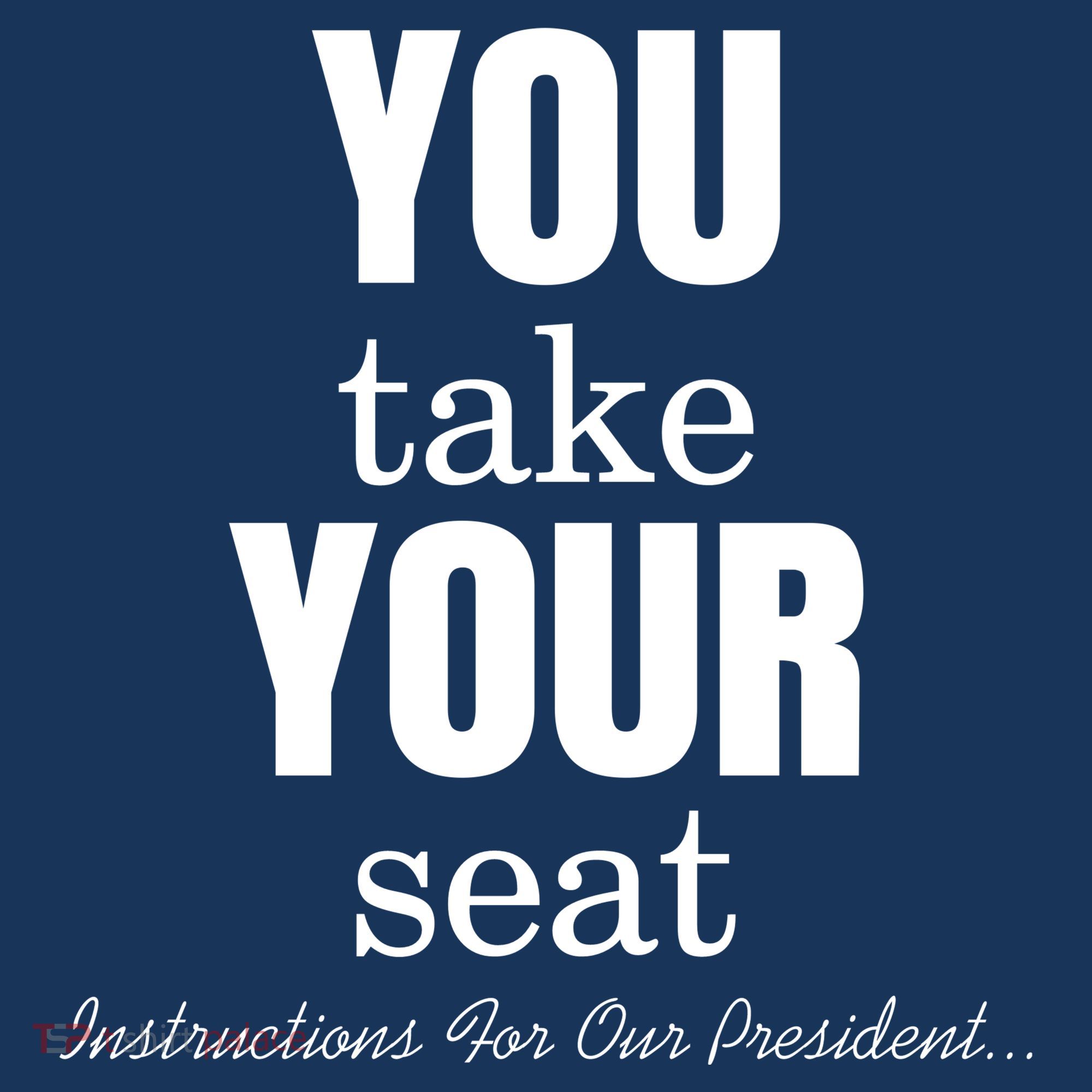 Instructions For Our President You Take Your Seat Biden's Cue Cards Mousepad