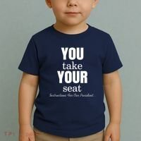 Instructions For Our President You Take Your Seat Biden's Cue Cards Toddler T-Shirt thumb 2