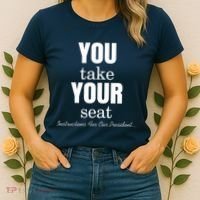 Instructions For Our President You Take Your Seat Biden's Cue Cards Women's T-Shirt thumb 2