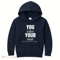 Instructions For Our President You Take Your Seat Biden's Cue Cards Kids Hoodie thumb 0