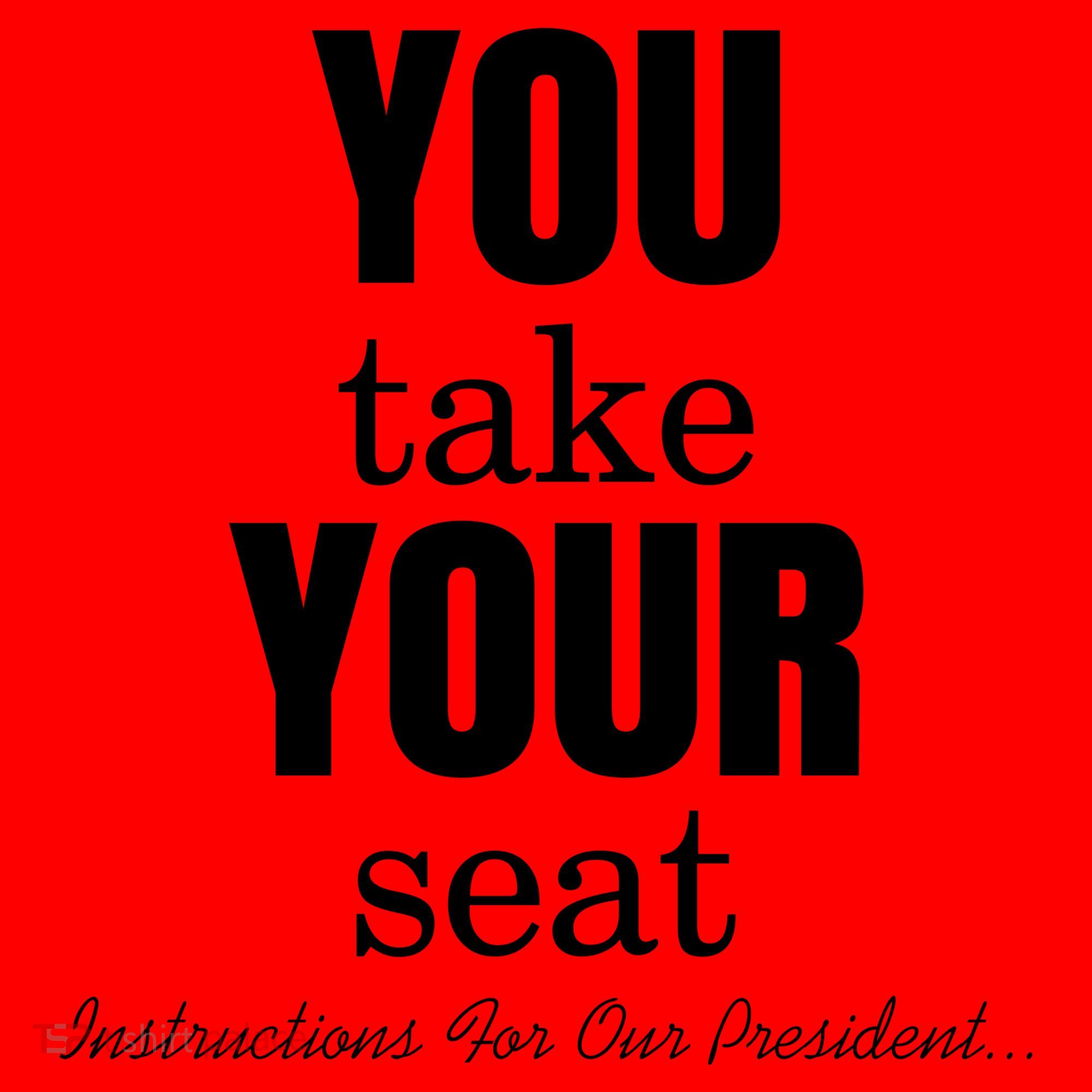 Instructions For Our President You Take Your Seat Biden's Cue Cards Santa Hat