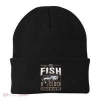 Its Fish Oclock SomewhereFunny Fishing Beanie thumb 0