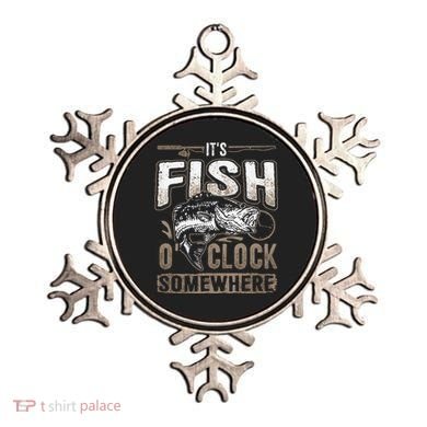 Its Fish Oclock SomewhereFunny Fishing Ornament