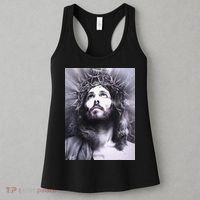 Image Face Of Jesus On A Cross With Crown Of Thorns Women's Tank Top thumb 3