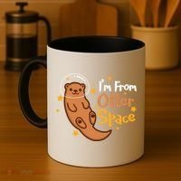 I'm From Otter Space Otter Pun Space Otter Cute Gift Coffee Mug thumb 4