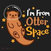 I'm From Otter Space Otter Pun Space Otter Cute Gift Beanie thumb 2
