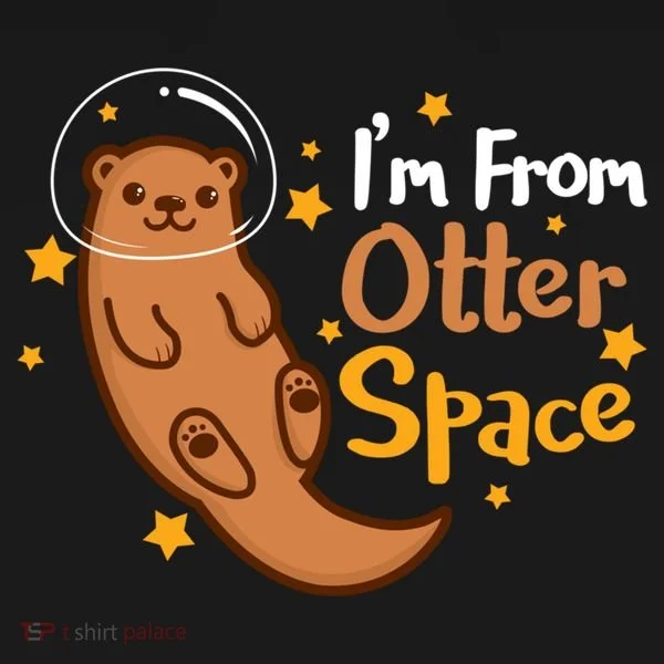 I'm From Otter Space Otter Pun Space Otter Cute Gift Ornament