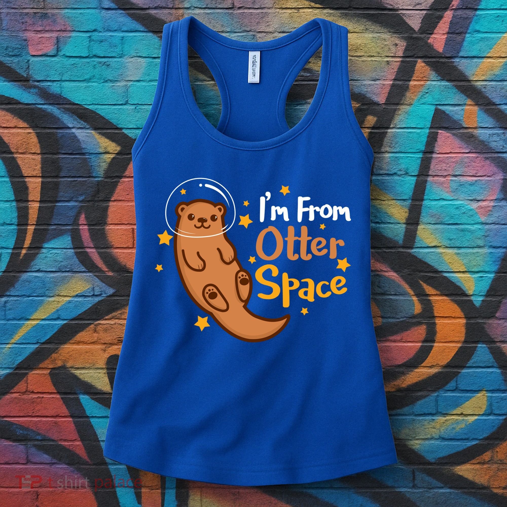 I'm From Otter Space Otter Pun Space Otter Cute Gift Women's Tank Top