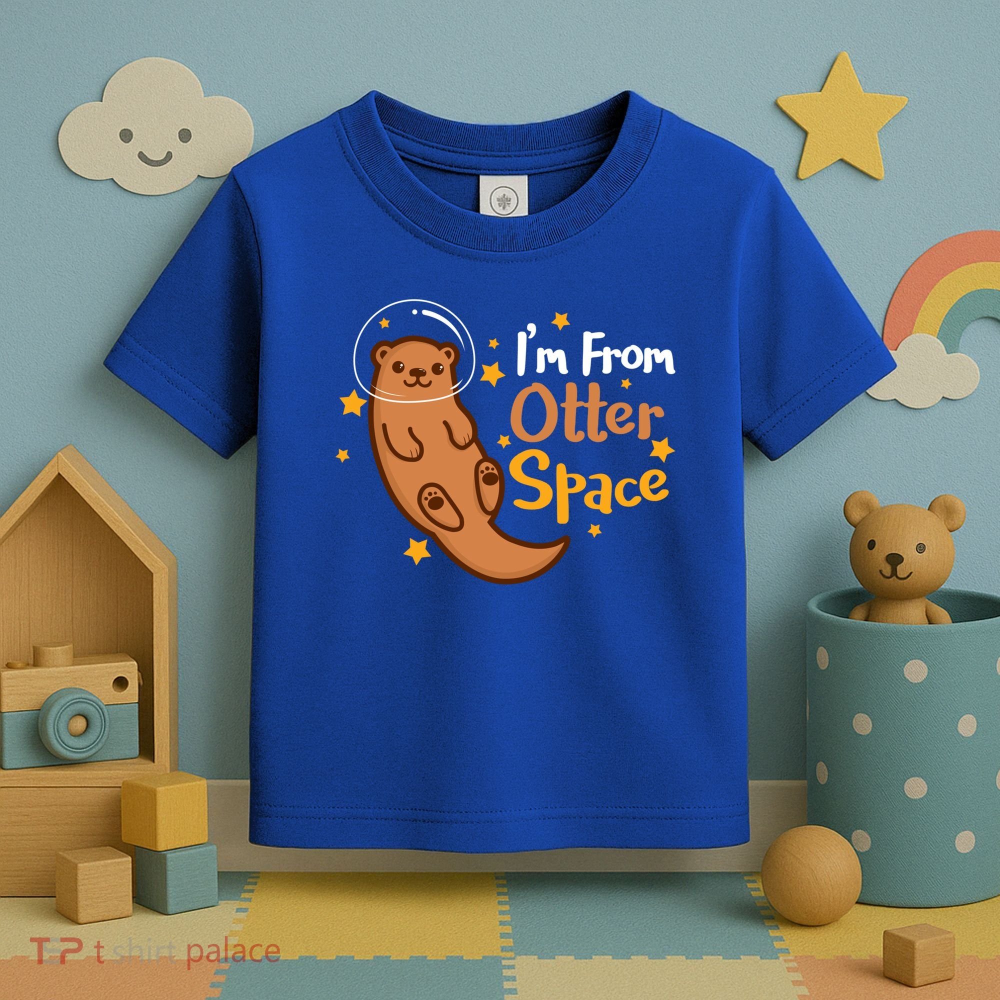 I'm From Otter Space Otter Pun Space Otter Cute Gift Toddler T-Shirt