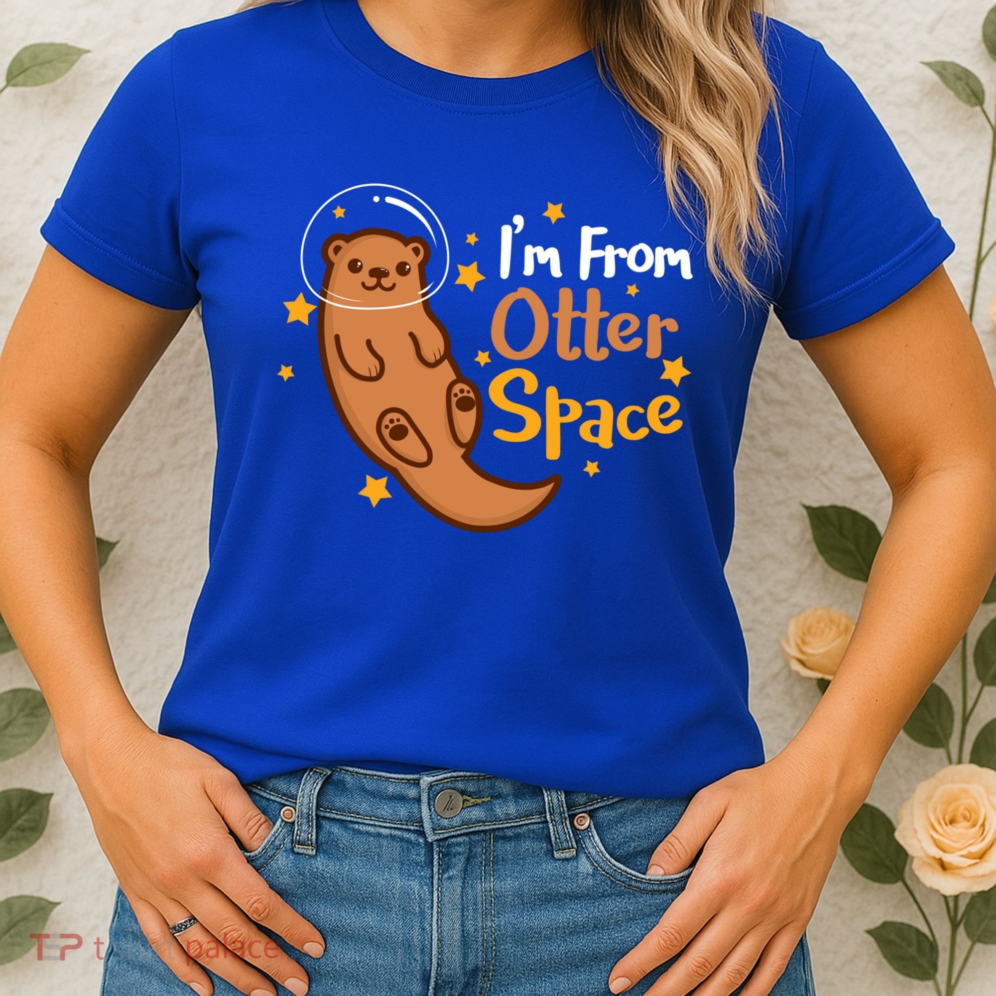 I'm From Otter Space Otter Pun Space Otter Cute Gift Women's T-Shirt