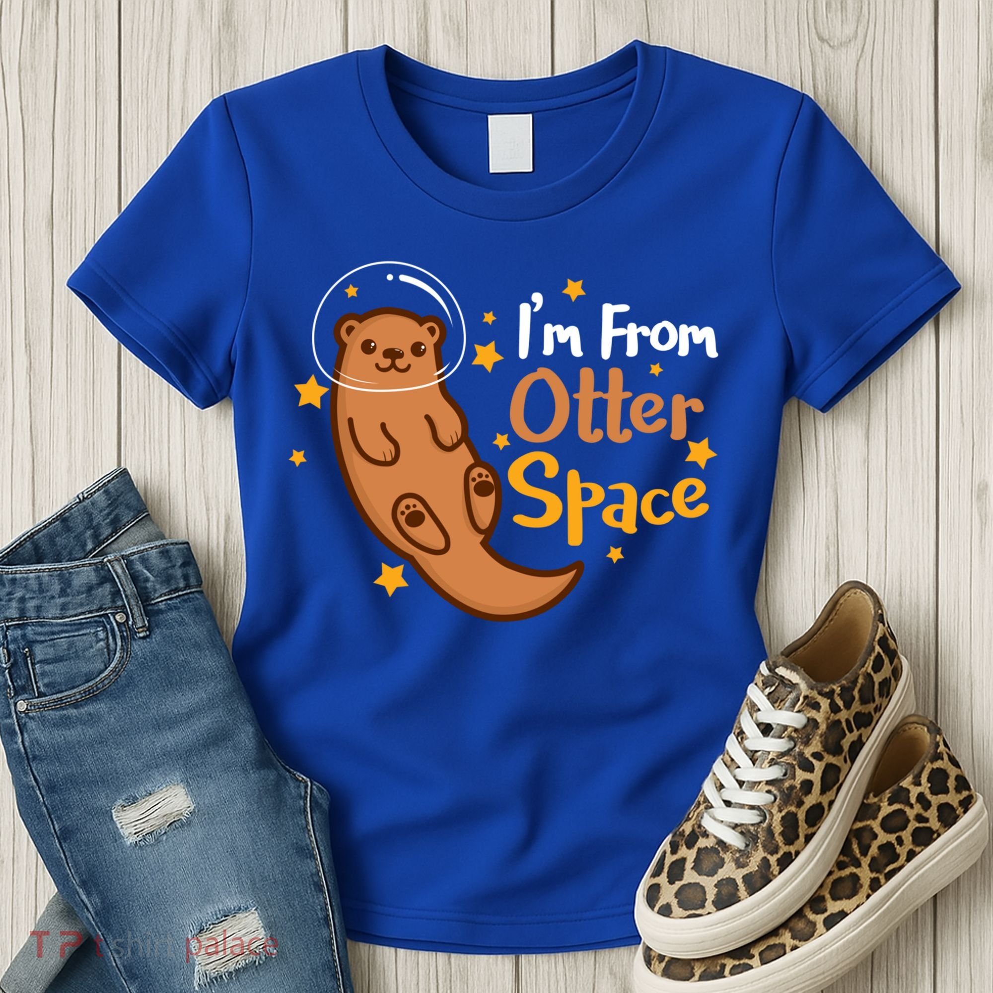 I'm From Otter Space Otter Pun Space Otter Cute Gift Women's T-Shirt