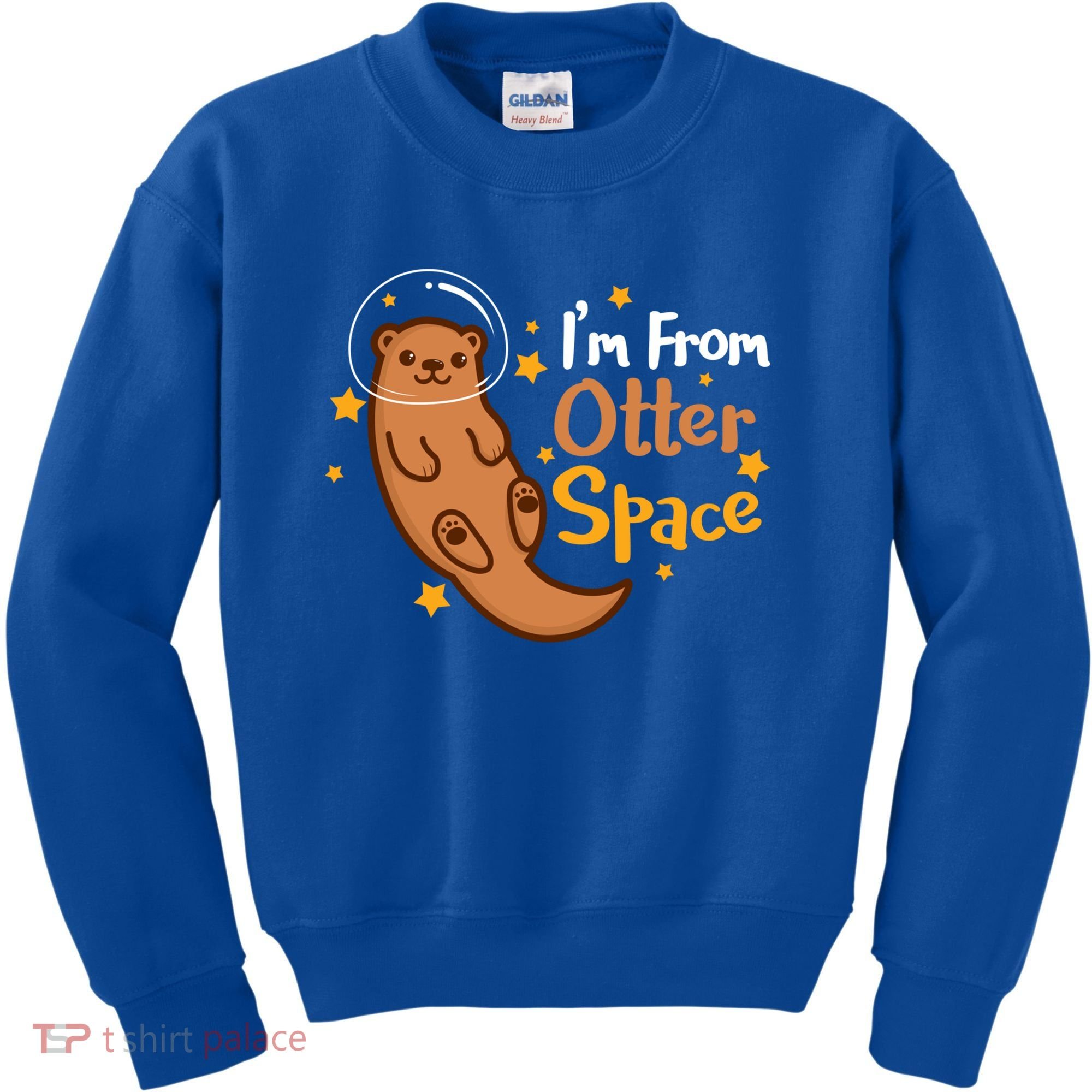 I'm From Otter Space Otter Pun Space Otter Cute Gift Kids Sweatshirt