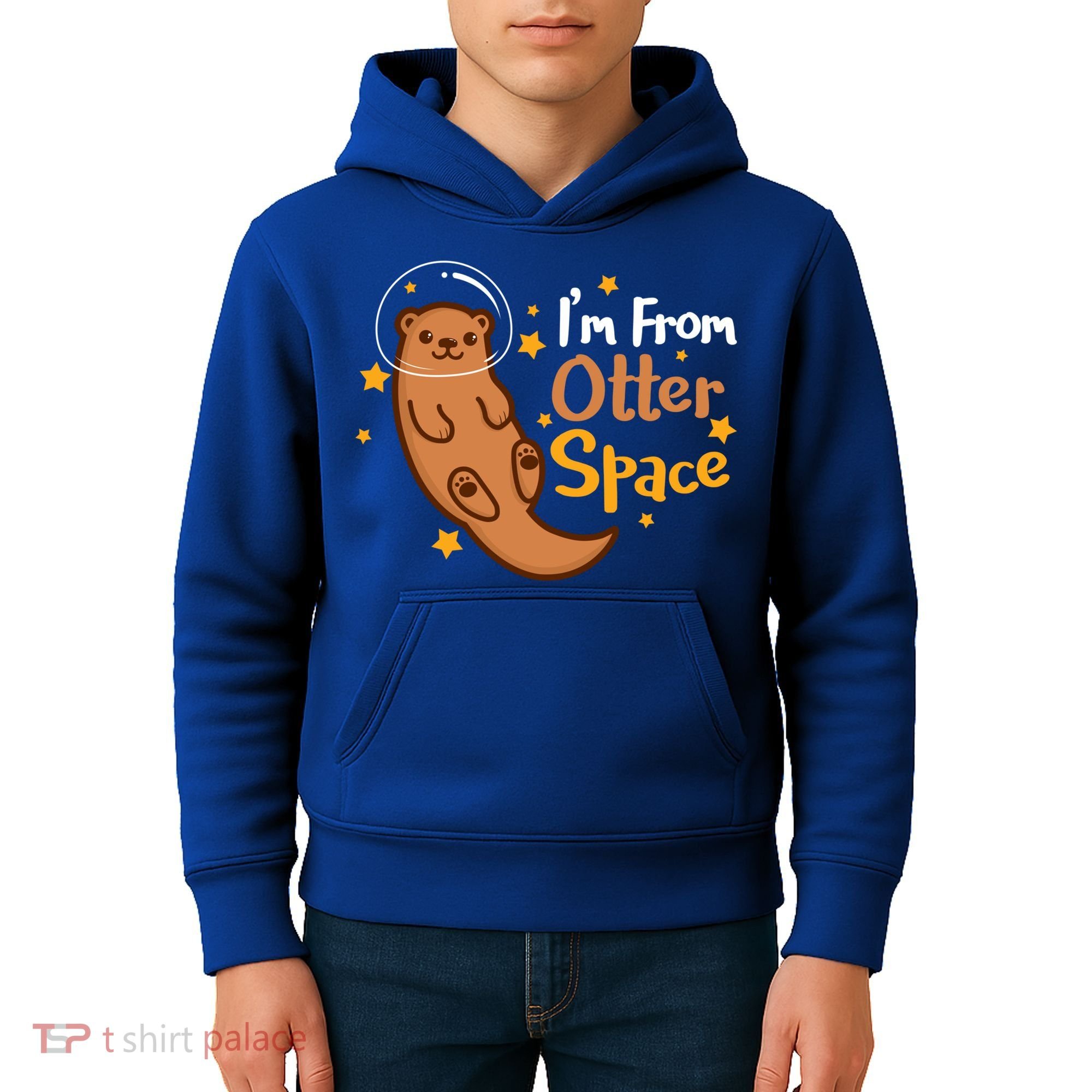 I'm From Otter Space Otter Pun Space Otter Cute Gift Kids Hoodie