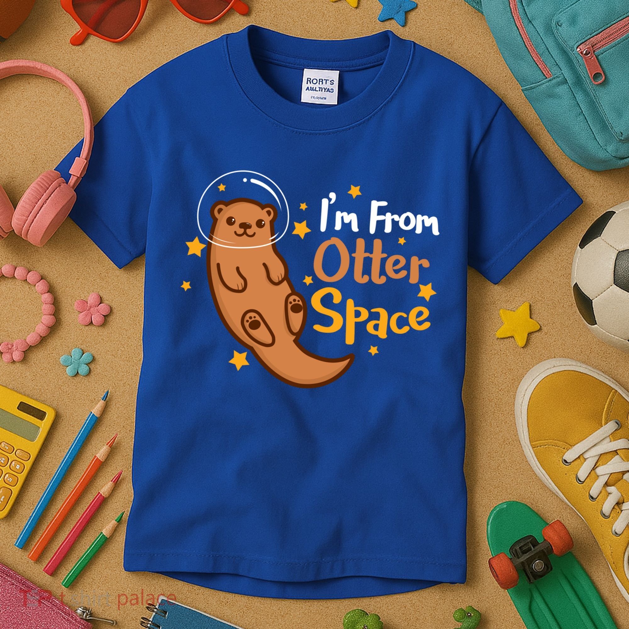 I'm From Otter Space Otter Pun Space Otter Cute Gift Kids T-Shirt