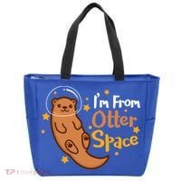 I'm From Otter Space Otter Pun Space Otter Cute Gift Tote Bag thumb 0