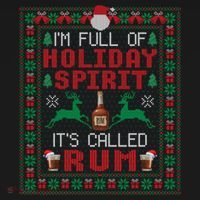 IM Full Of Holiday Spirit ItS Called Rum Christmas Cute Gift Women's Hoodie thumb 2