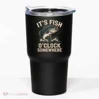 It's Fish O'Clock Somewhere Tumbler thumb 0