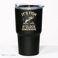 It's Fish O'Clock Somewhere Tumbler thumb 0