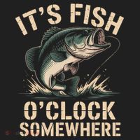 It's Fish O'Clock Somewhere Tumbler thumb 3