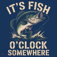 It's Fish O'Clock Somewhere Women's Sweatshirt thumb 2