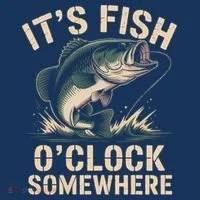 It's Fish O'Clock Somewhere Doggie Tank thumb 4