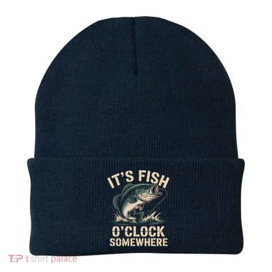 It's Fish O'Clock Somewhere Beanie