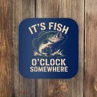 It's Fish O'Clock Somewhere Coaster thumb 0
