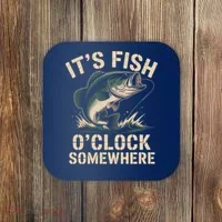 It's Fish O'Clock Somewhere Coaster thumb 0