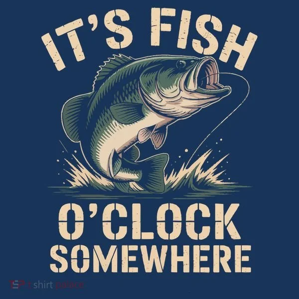 It's Fish O'Clock Somewhere Coaster