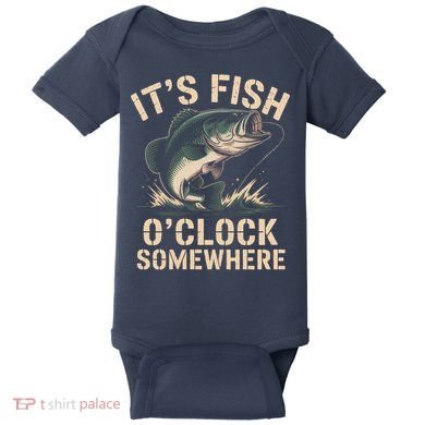 It's Fish O'Clock Somewhere Baby Bodysuit