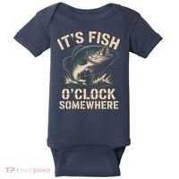 It's Fish O'Clock Somewhere Baby Bodysuit thumb 0