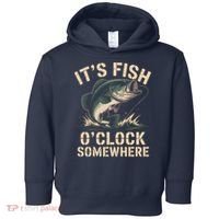 It's Fish O'Clock Somewhere Toddler Hoodie thumb 0