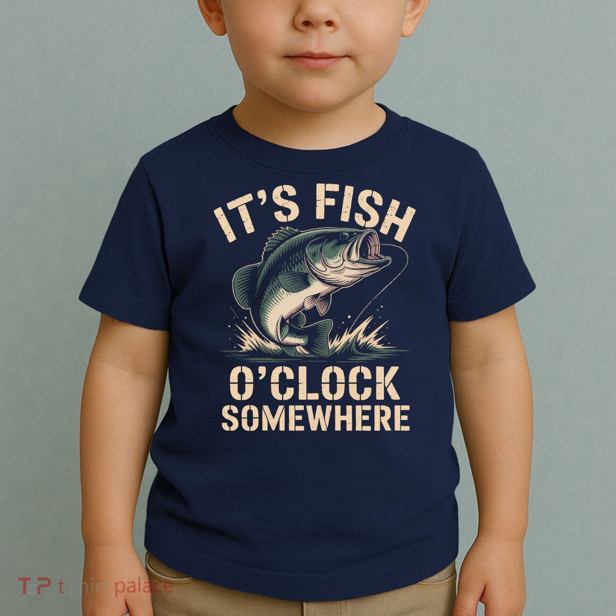It's Fish O'Clock Somewhere Toddler T-Shirt