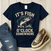It's Fish O'Clock Somewhere Women's T-Shirt thumb 3