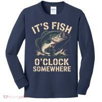 It's Fish O'Clock Somewhere Kids Long Sleeve Shirt thumb 0