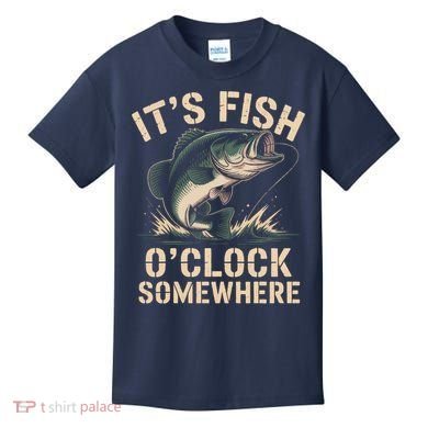 It's Fish O'Clock Somewhere Kids T-Shirt