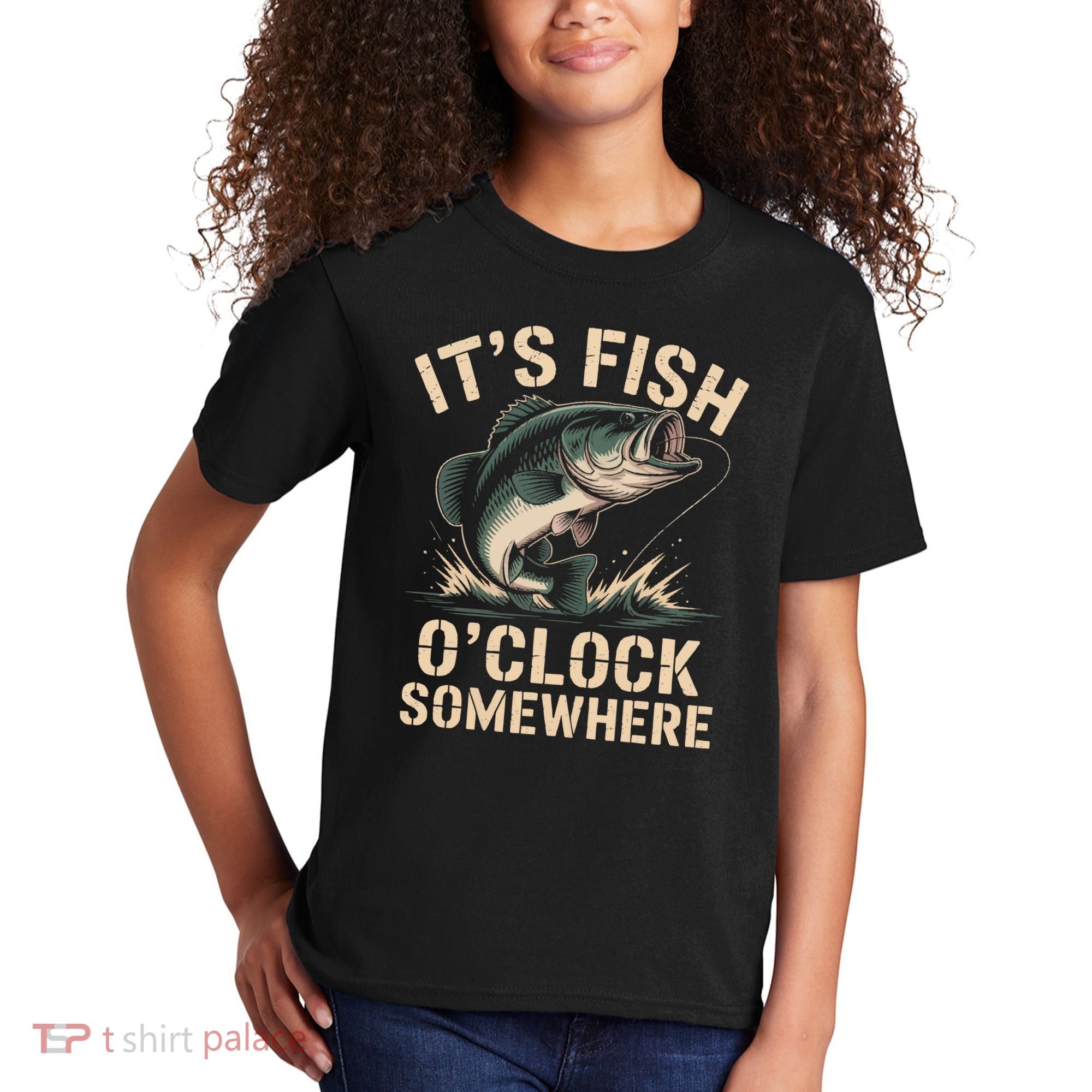 It's Fish O'Clock Somewhere Kids T-Shirt