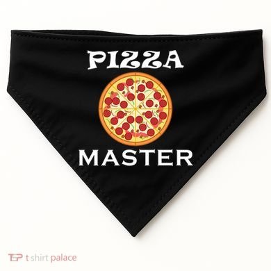 Italian Food Pizza Making Funny Pizza Master Gift USA-Made Doggie Bandana
