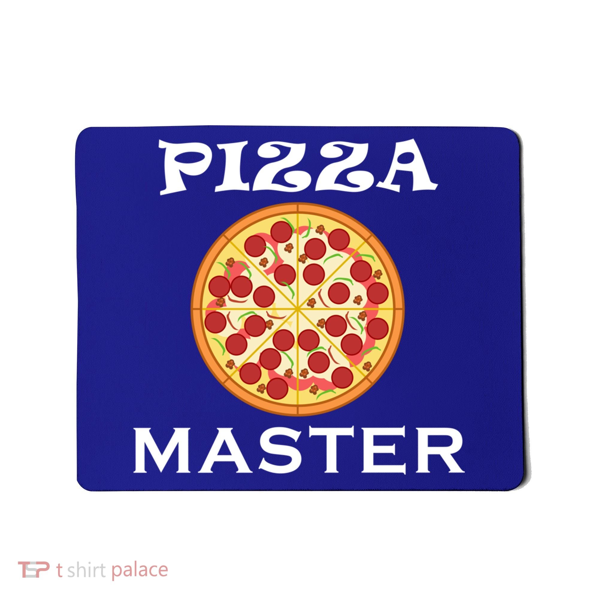 Italian Food Pizza Making Funny Pizza Master Gift Mousepad