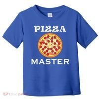 Italian Food Pizza Making Funny Pizza Master Gift Toddler T-Shirt thumb 0