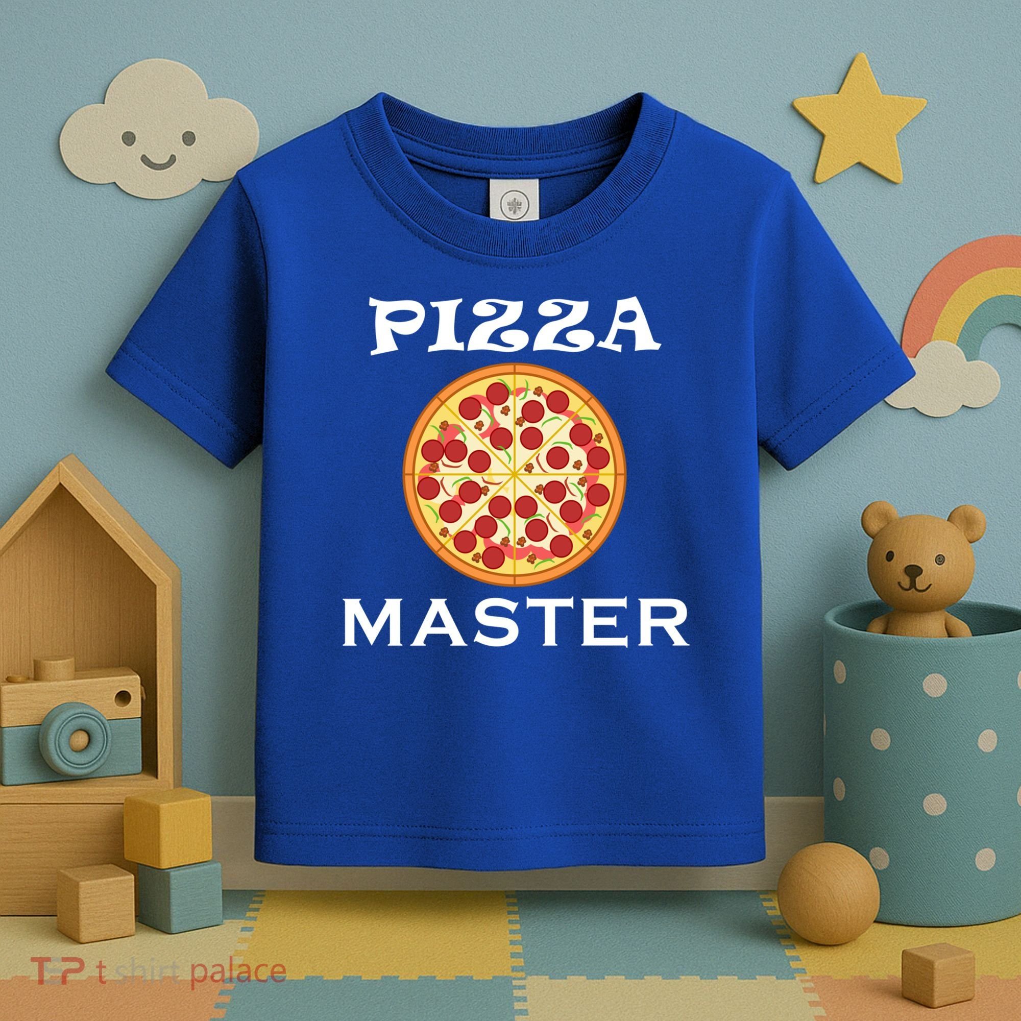 Italian Food Pizza Making Funny Pizza Master Gift Toddler T-Shirt