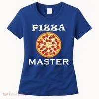 Italian Food Pizza Making Funny Pizza Master Gift Women's T-Shirt thumb 0