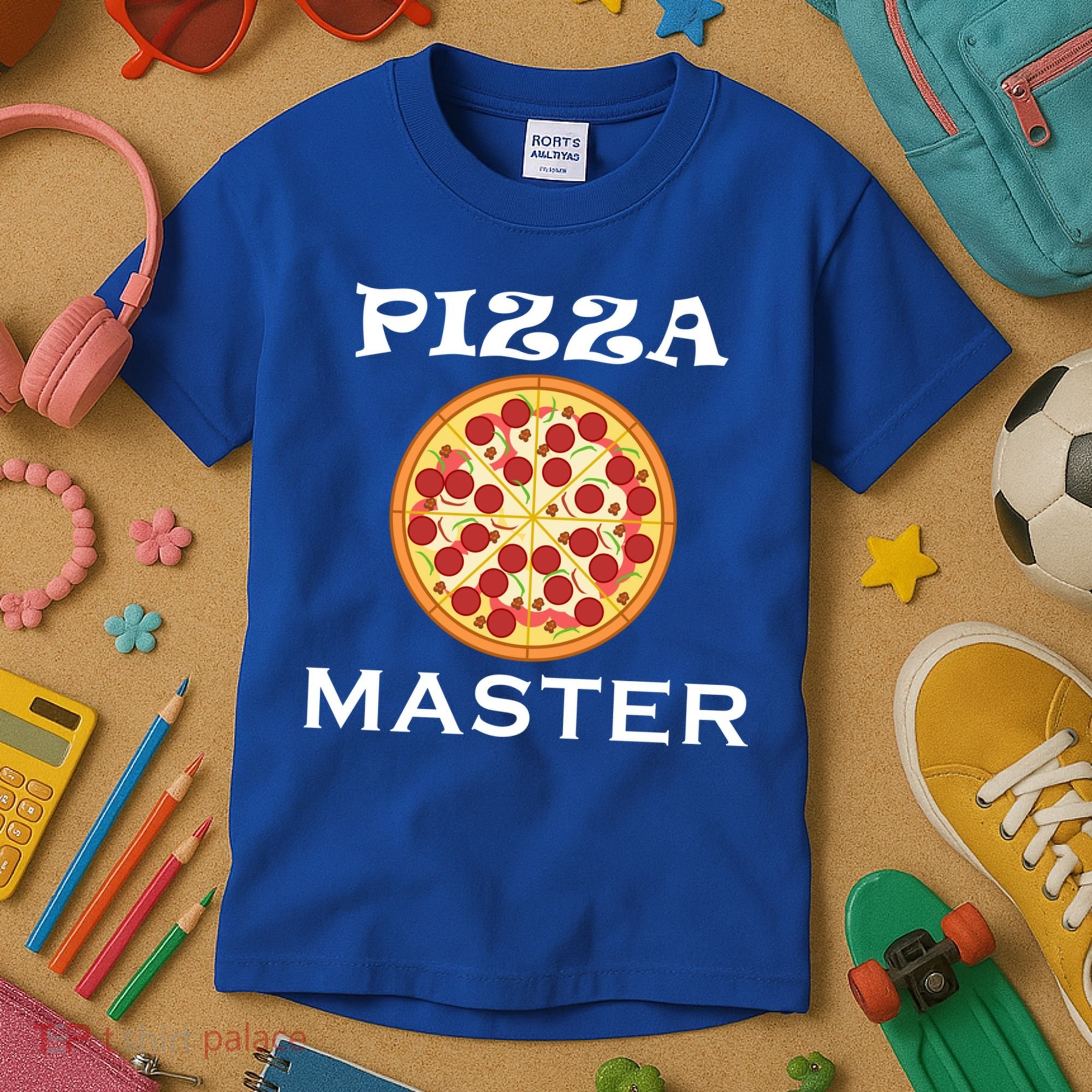 Italian Food Pizza Making Funny Pizza Master Gift Kids T-Shirt