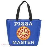 Italian Food Pizza Making Funny Pizza Master Gift Tote Bag thumb 0