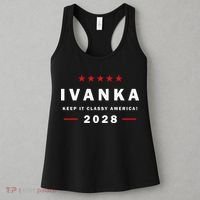 Ivanka For President In 2028 Elections For Political Rallies Women's Tank Top thumb 3